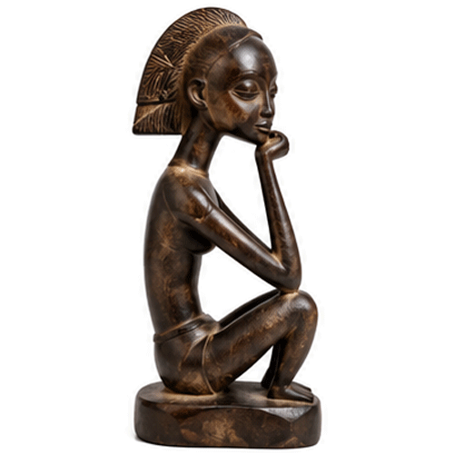 Statue Africains des palabres
